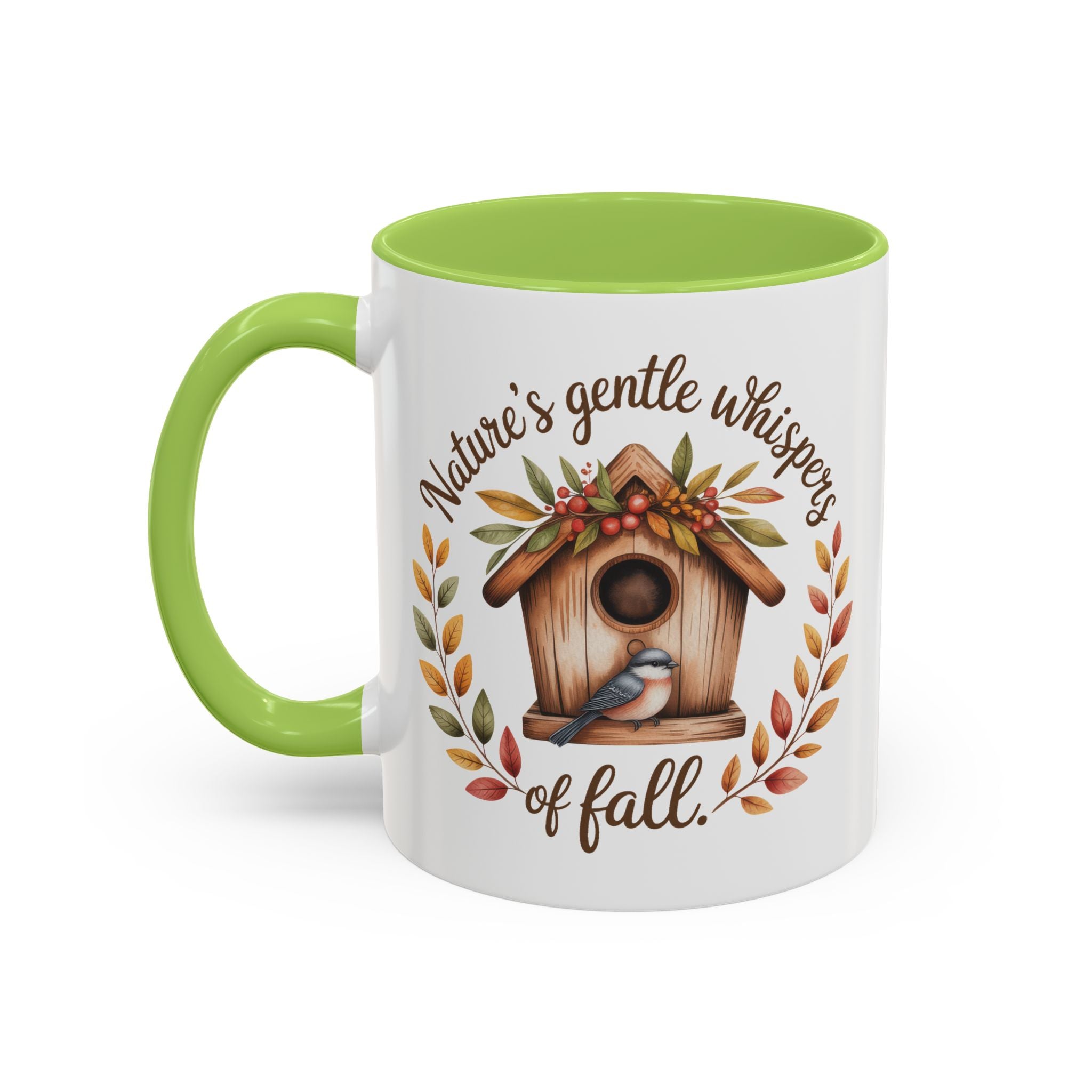 Nature's Gentle Whispers Fall Coffee Mug nature lovers cup