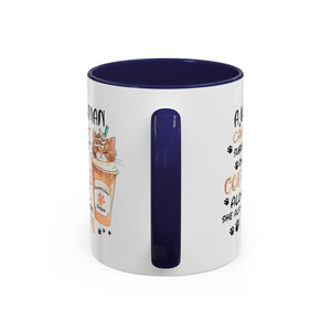 Cat Lover Coffee Mug - "A Woman Cannot Survive on Coffee Alone..."