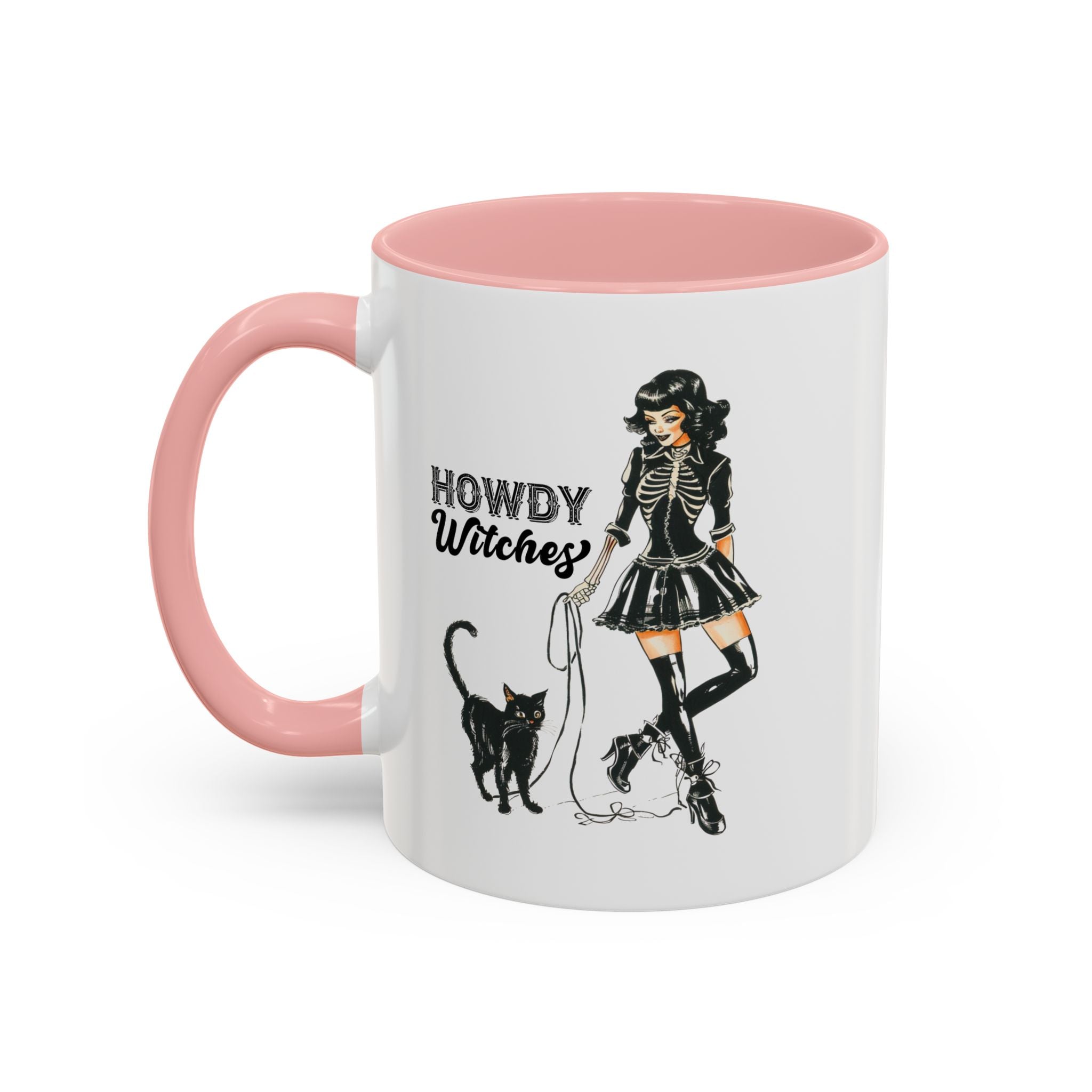Spooky Cat Coffee Mug, Halloween Gifts, Witchy Home Decor, Black Cat Mug, Cozy Drinkware, Magical Kitchen Accessories