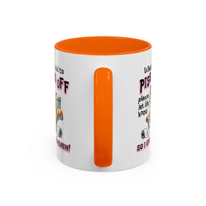 Funny Cat Mug - "Piss You Off" Coffee Cup for Cat Lovers