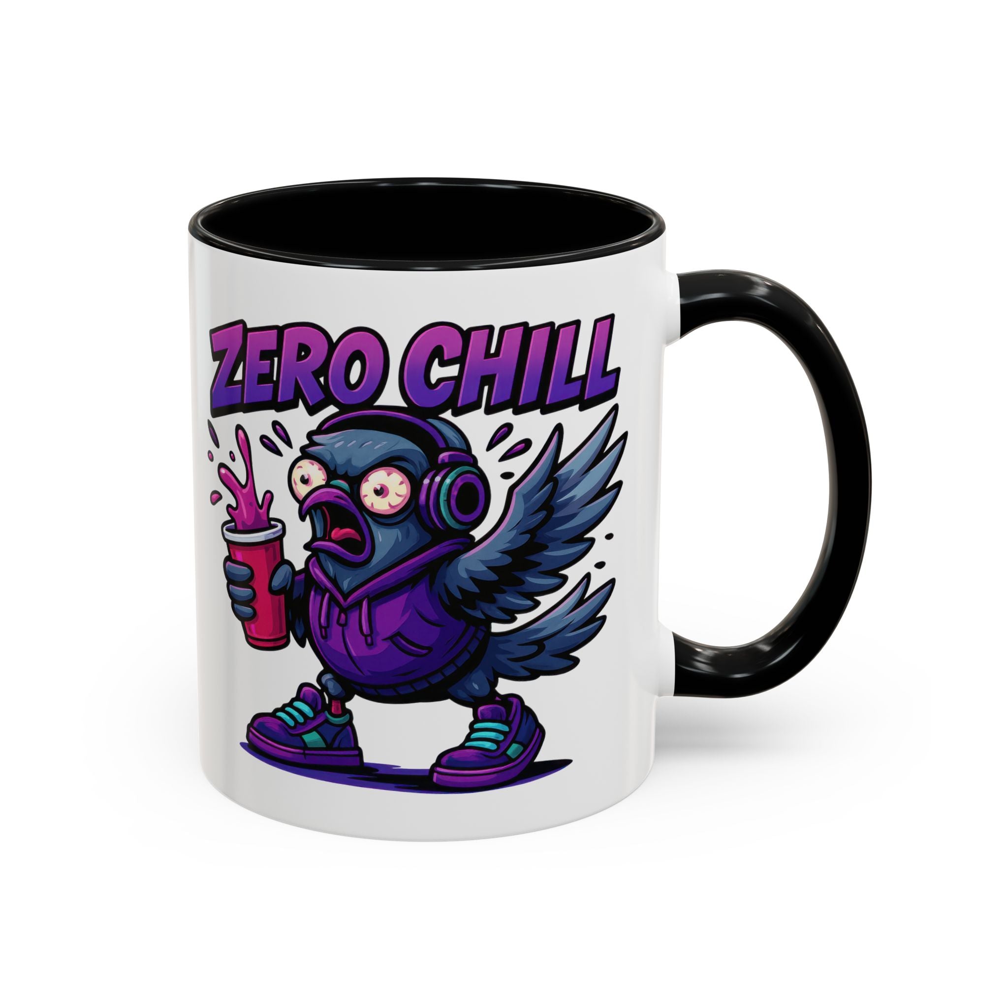 Zero Chill Accent Coffee Mug - Fun Ceramic Cup for Coffee Lovers, Unique Gift for Friends, Quirky Drinkware, Perfect for Birthdays, [...]