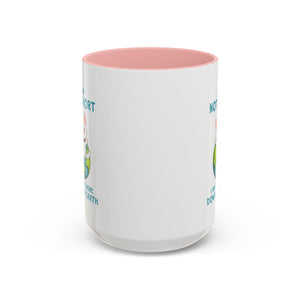 Cute Down to Earth Cat Coffee Mug - Perfect Gift for Cat Lovers