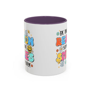 Colorful Inspirational Coffee Mug – Be the Reason Some One Smiles!