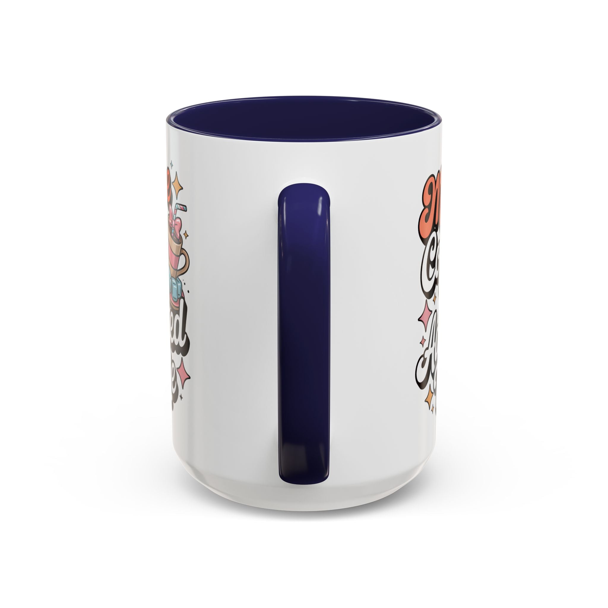 Coffee Addict Accent Mug - Fun Design for Coffee Lovers