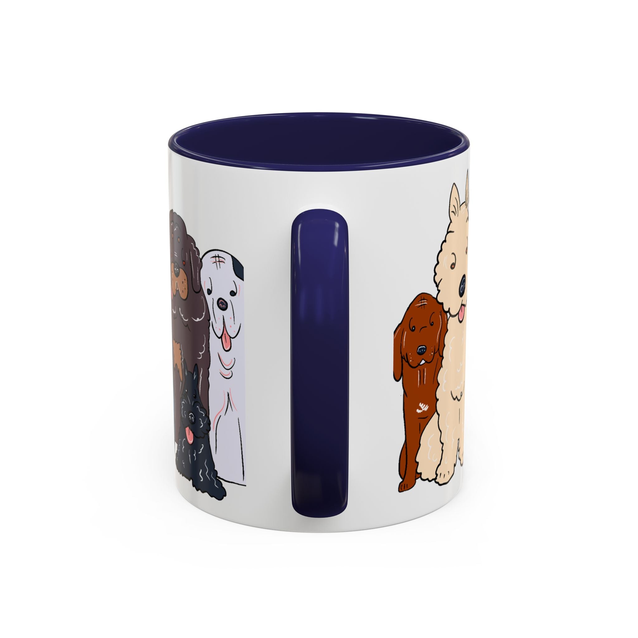 Cute Dog Breed Accent Coffee Mug, Pet Lover Gift, Canine Mug, Gifts for Dog Owners, Puppy Lover Mug