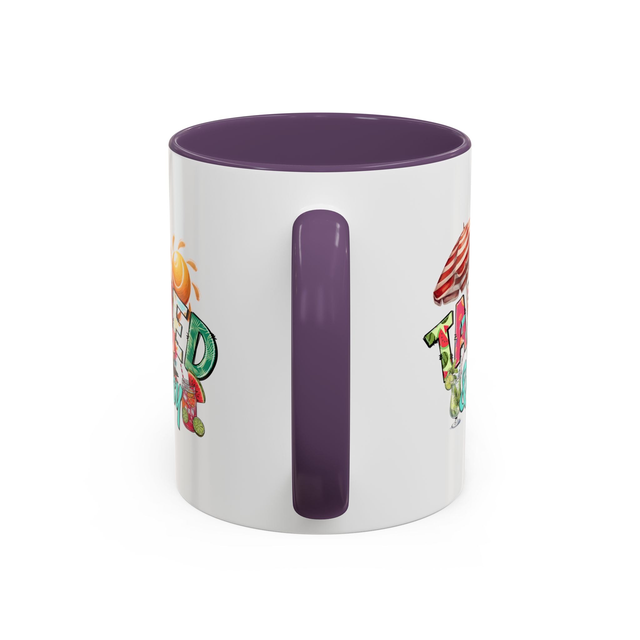 Tanned & Tipsy Accent Coffee Mug - Perfect for Summer Vibes & Beach Lovers party