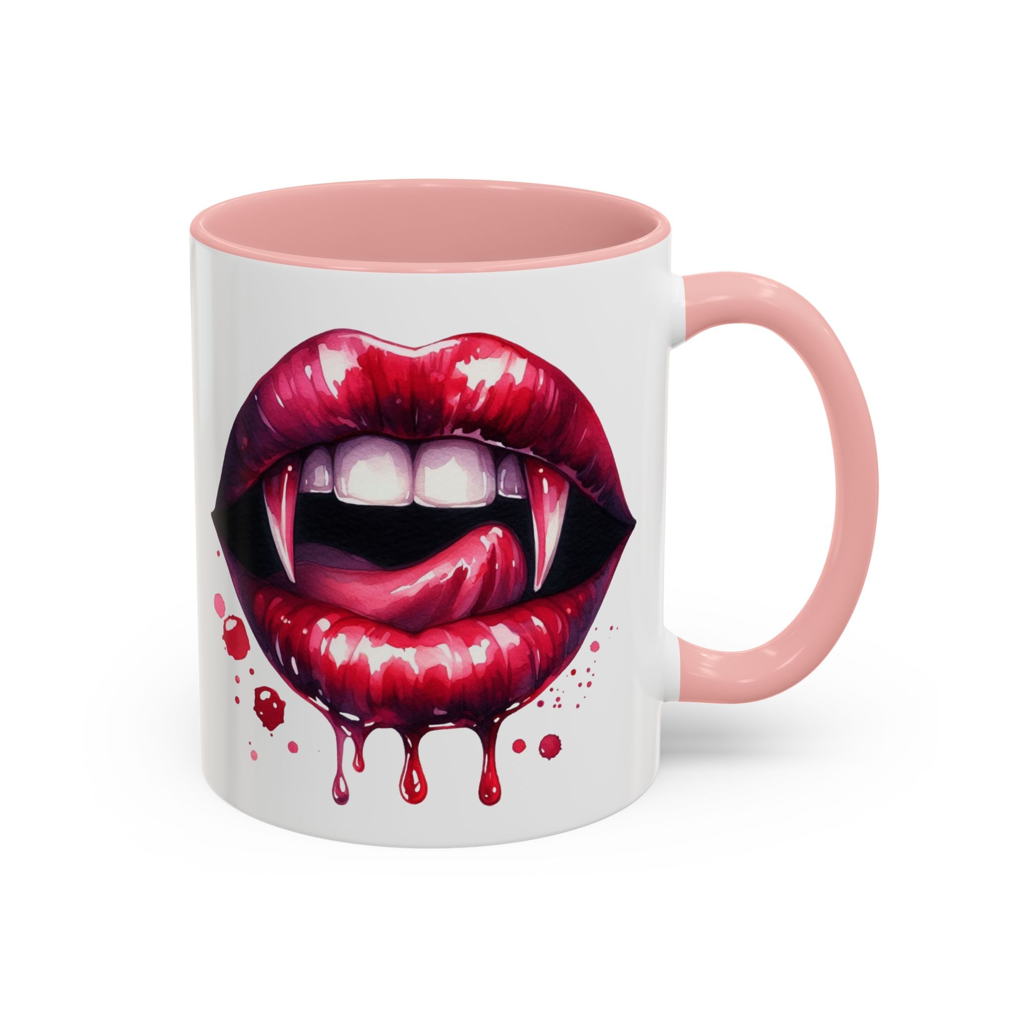 Gothic Vampire Teeth Coffee Mug – Perfect for Halloween, Spooky Occasions, Gift for Horror Lovers, Unique Accent Cup