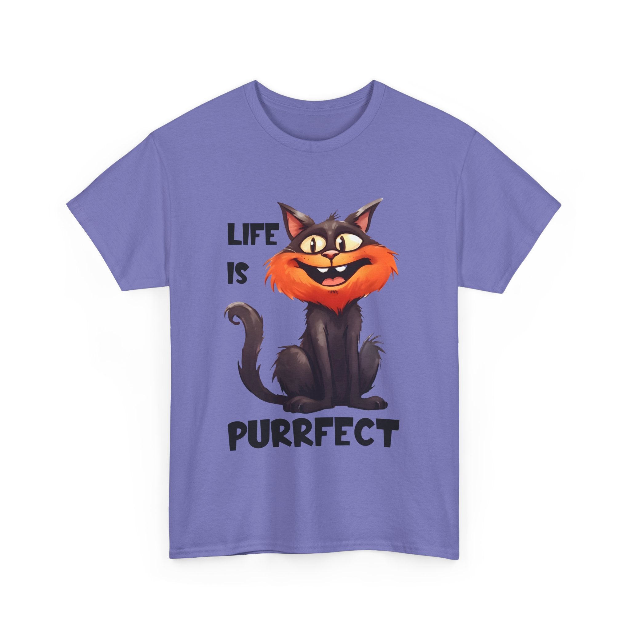 Purrfect Cat Tee, Cute Cat Lover Shirt, Fun Unisex Cotton Top, Gifts for Cat Owners, Funny Pet T-Shirt, Birthday Gift Idea