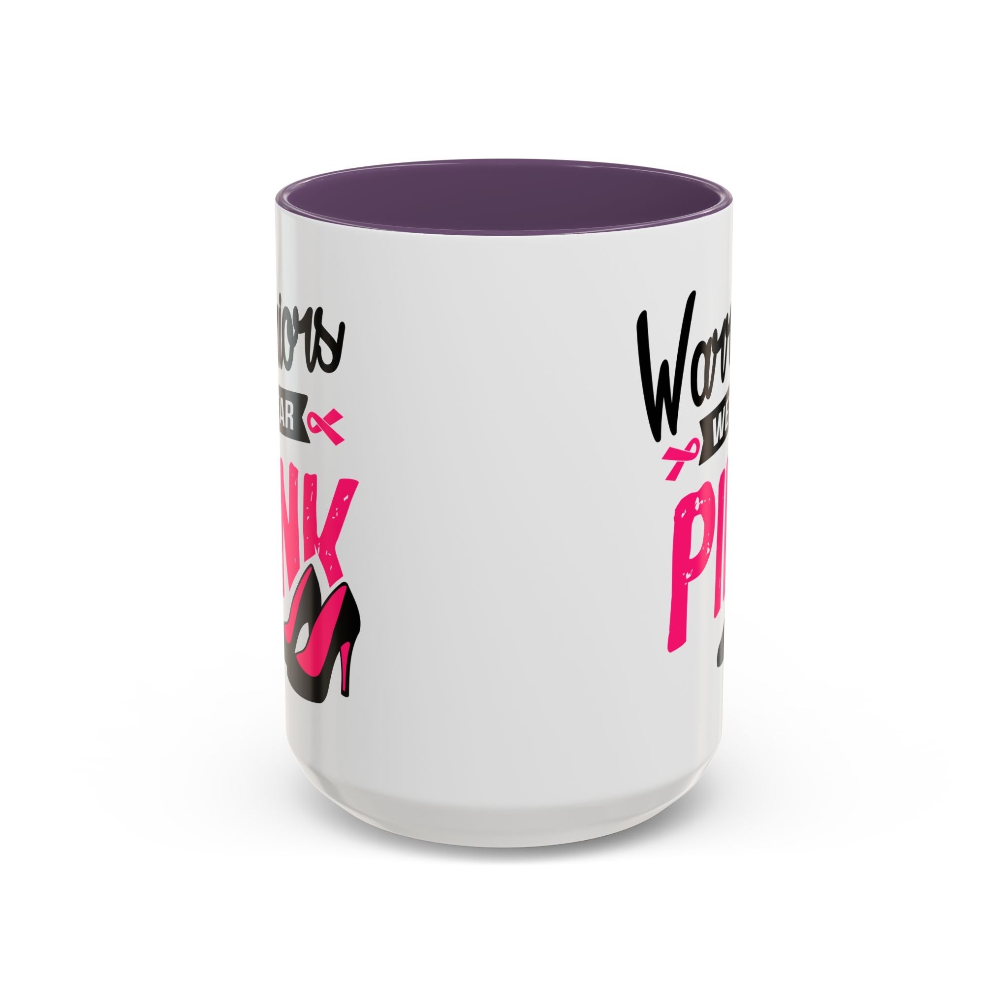 Breast Cancer Awareness Coffee Mug, Inspirational Gift, Warrior Mug, Pink Ribbon Awareness, Supportive Beverage Cup