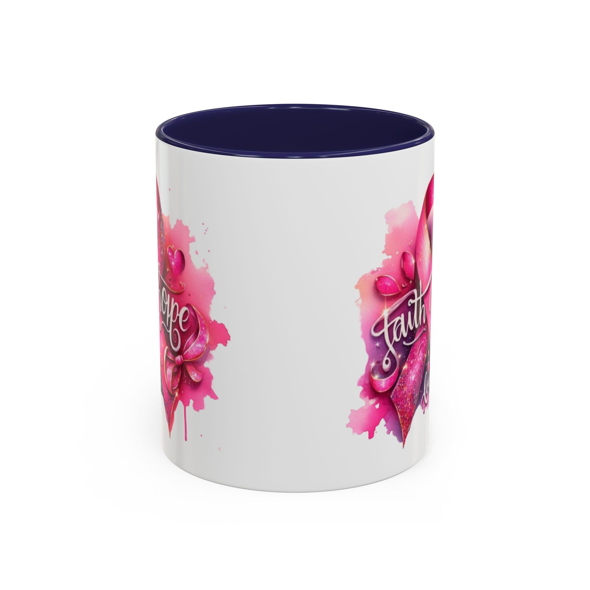 Cancer awareness Inspirational Hope & Faith and Love Coffee Mug