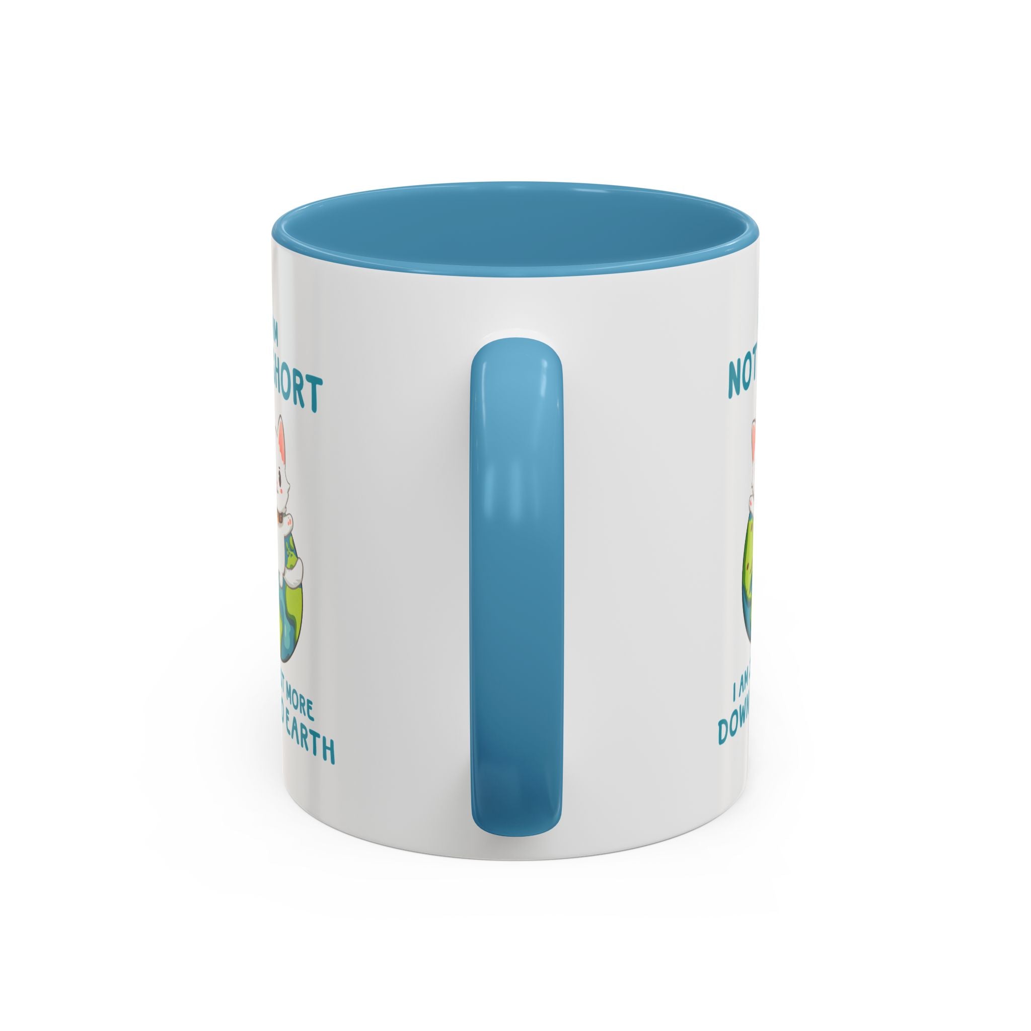 Cute Down to Earth Cat Coffee Mug - Perfect Gift for Cat Lovers
