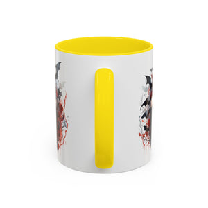 Gothic Coffee Mug, Dark Aesthetic Cup, Halloween Drinkware, Vampire Themed Gift, Horror Mug, Witchy Kitchen Decor
