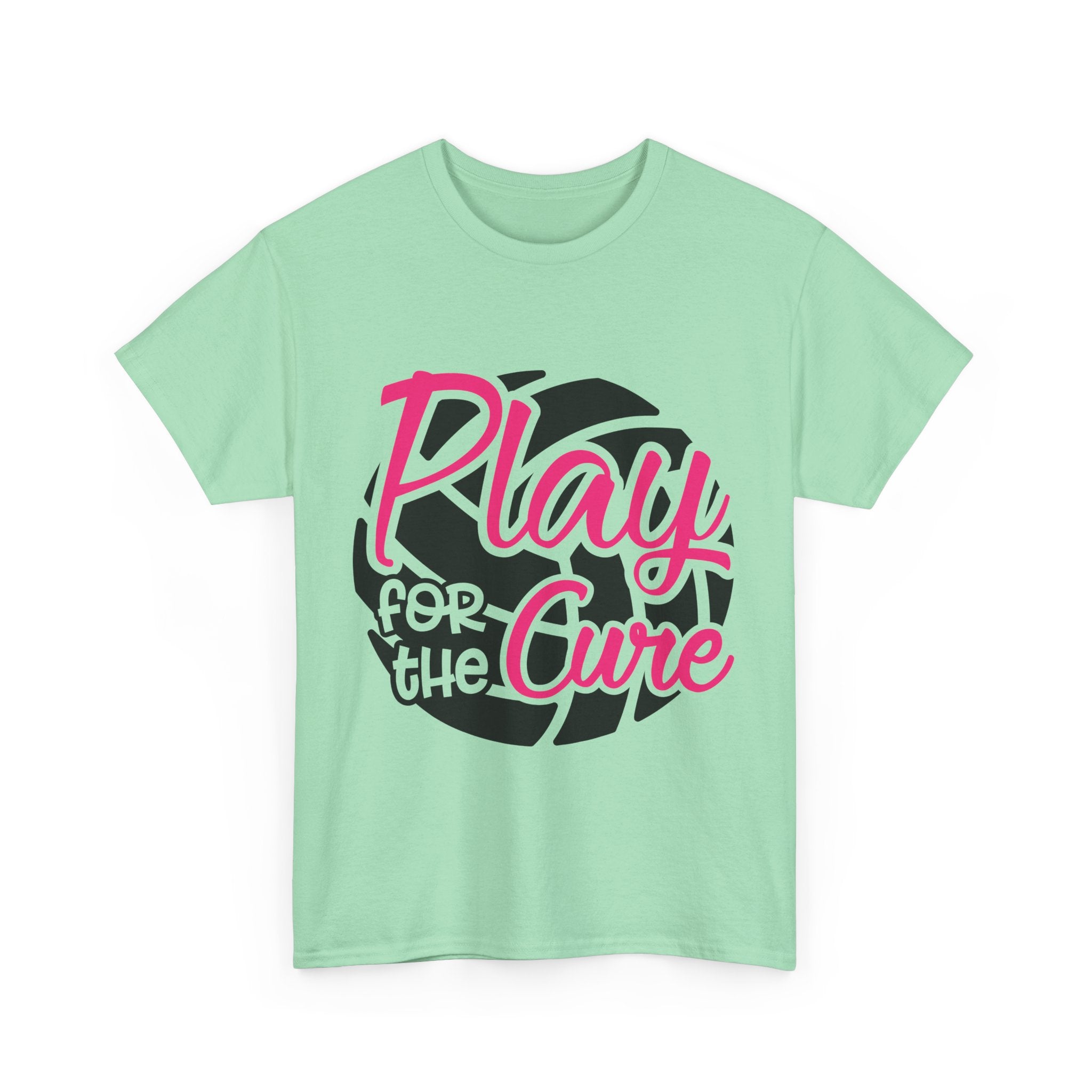 Unisex Motivational Sports Tee - "Play for the Cure" - Ideal for Team Events, Charity Runs, Sports Fans, Fitness Gifts, Casual Wear, [...]