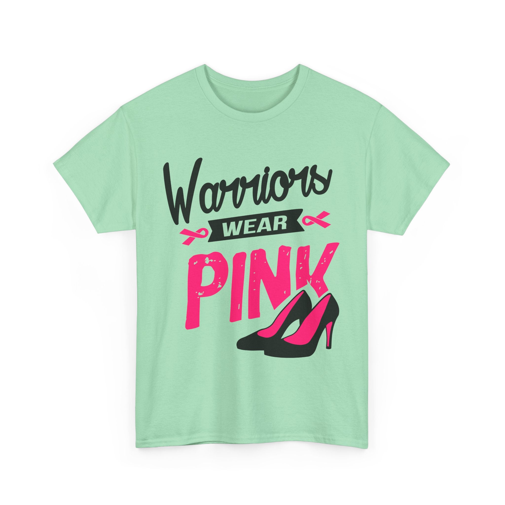 Warriors Wear Pink T-Shirt | Support Breast Cancer Awareness, Gift for Survivors, Inspirational Tee, Unisex Cotton Shirt