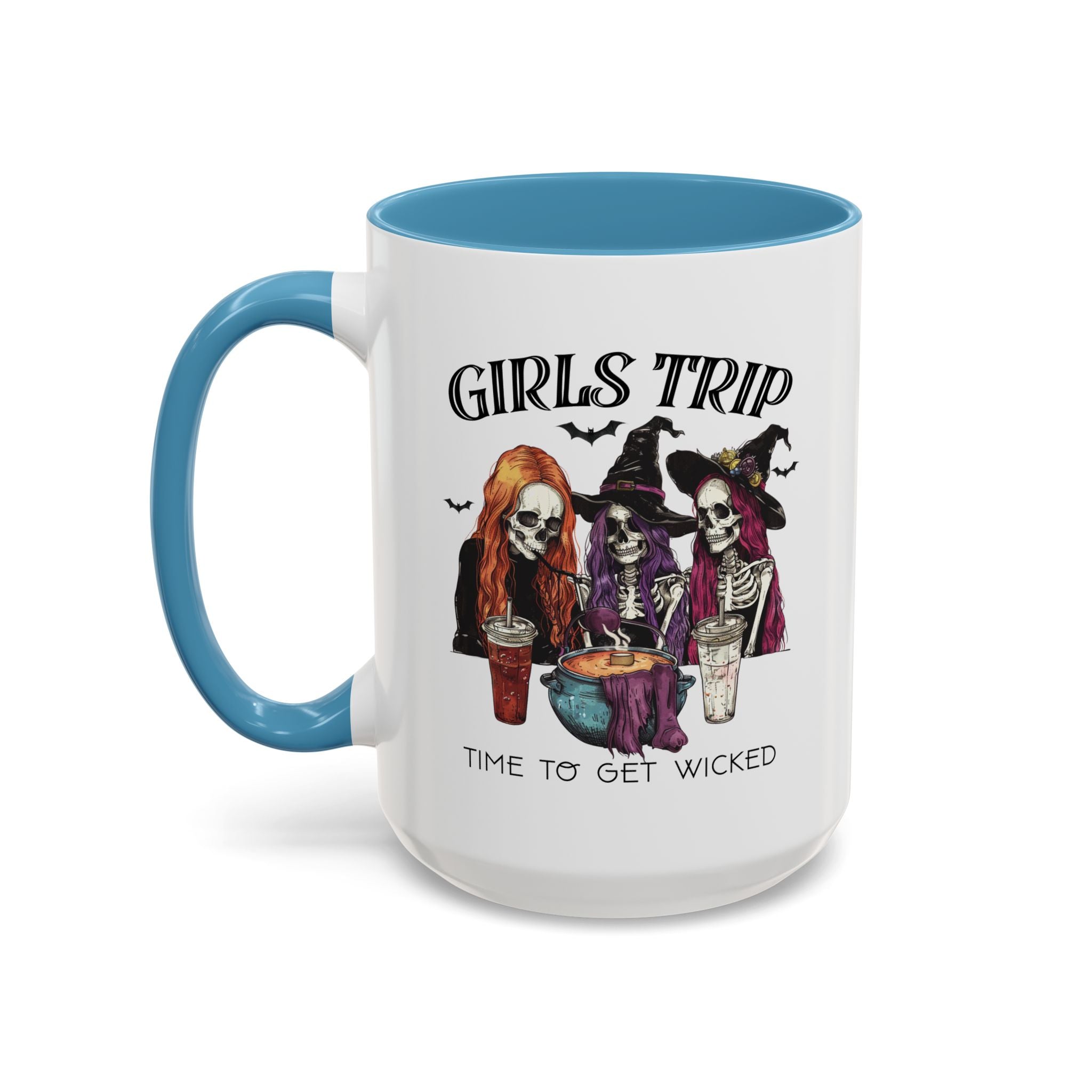 Wicked Girls Trip Coffee Mug, Halloween Gift, Spooky Vibes, Friends Gatherings, Witchy Decor, Fun Drinking Mug