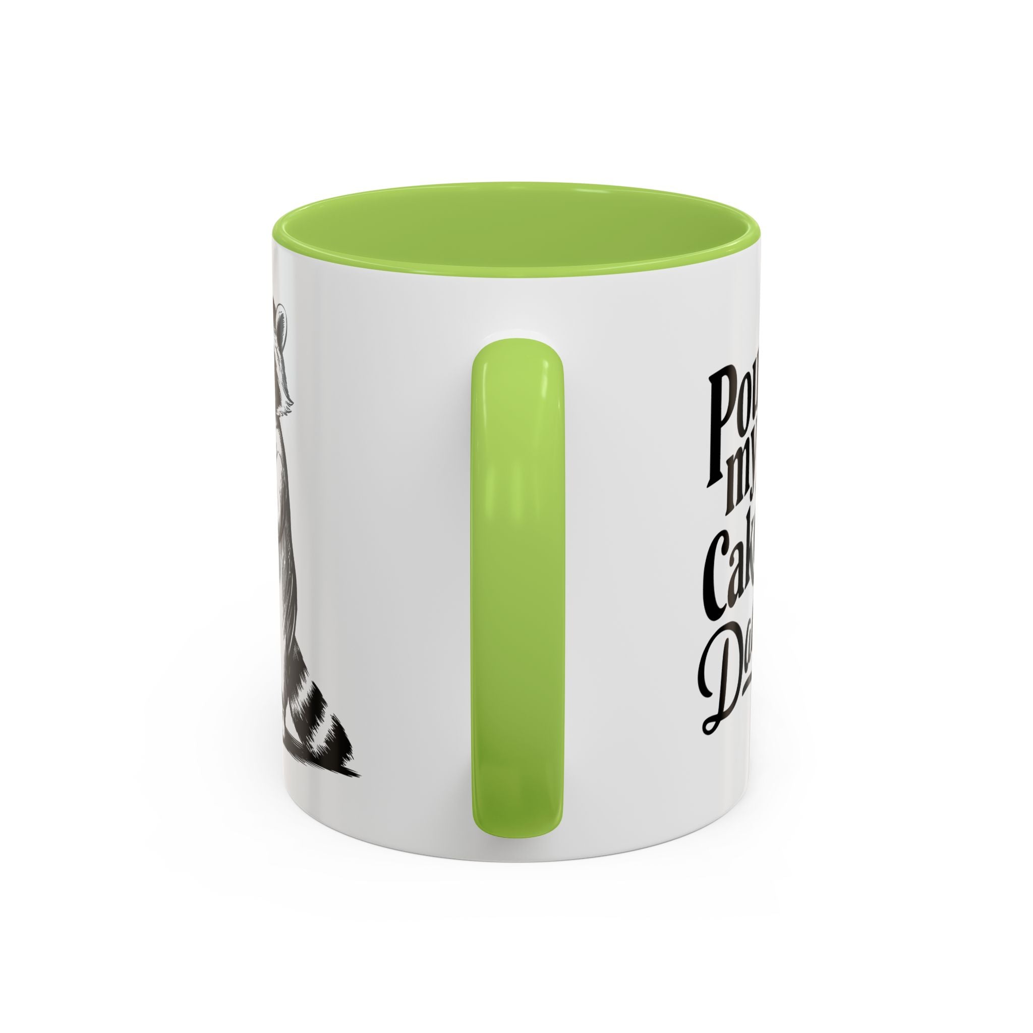 Funny Raccoon Coffee Mug - "Pound My Cake Daddy" adult sex humor