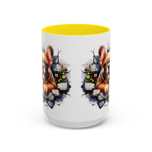 Charming Dog-Themed Coffee Mug, Perfect for Pet Lovers, Gift for Dog Owners, Cute French Bulldog Art, Ideal for Birthdays and Holidays