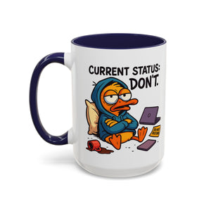 Chill Vibes Coffee Mug, Perfect for Lazy Days, Gift for Homebodies, Quirky Coffee Lover, Fun Desk Accessory, Work from Home Essentials