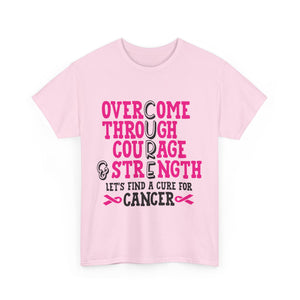 Inspirational Cancer Awareness Tee, Unisex Cotton Shirt, Supportive Tee, Gift for Survivors, Breast Cancer Awareness, Strength and [...]