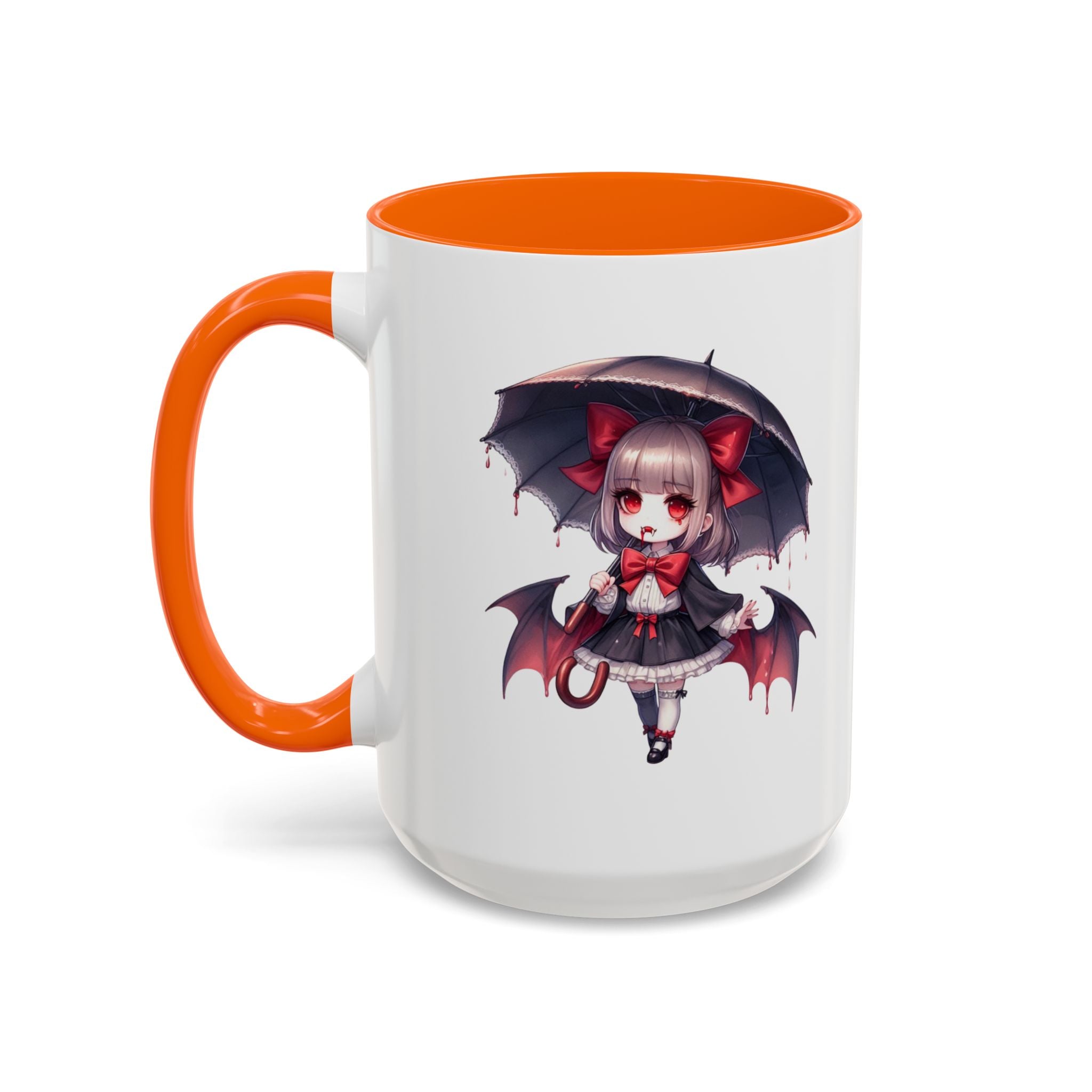 Gothic vampire girl  horror art Accent Coffee Mug (11, 15oz)