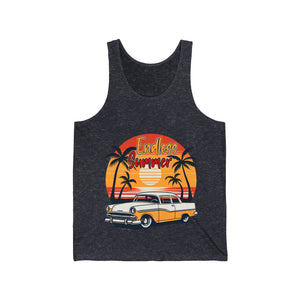 endless summer retro beach Unisex Jersey Tank by mrdragonsfire
