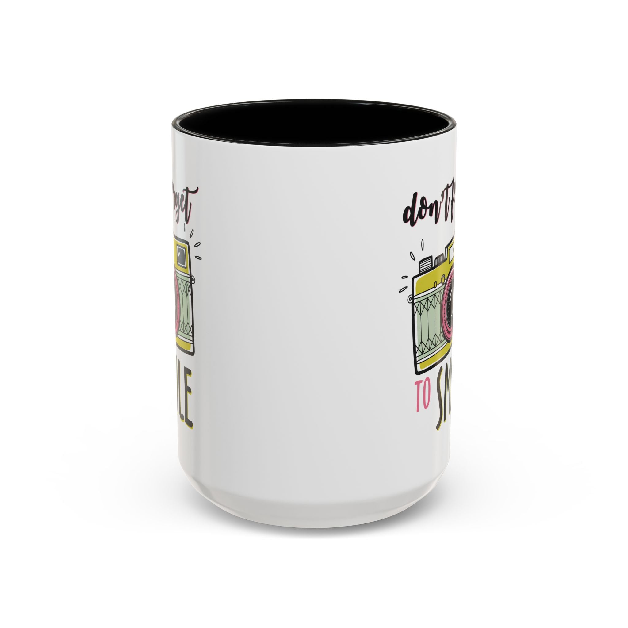 Inspirational Coffee Mug - 'Don't Forget to Smile' mental health