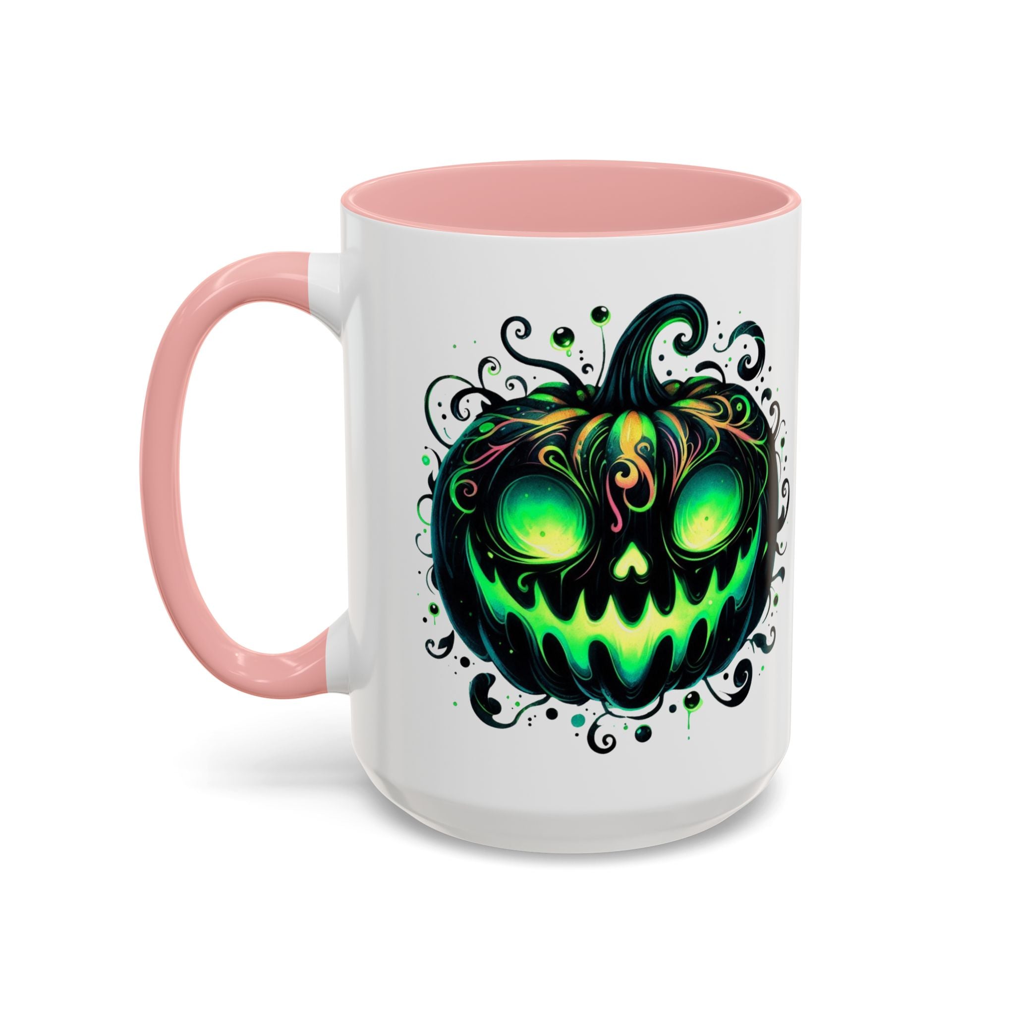 Spooky Pumpkin Accent Coffee Mug – Perfect for Halloween Lovers