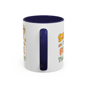 Smile It's Free Therapy Coffee Mug - Fun & Cheerful Accent Mugs for Brightening Your Day