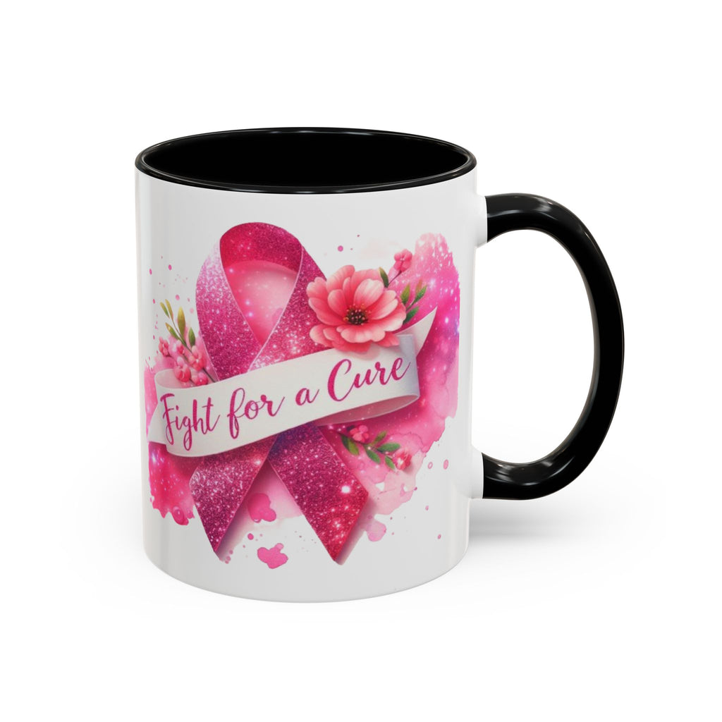 Inspirational Breast Cancer Awareness Coffee Mug - Fight for a Cure, Support Cancer Survivors, Gifts for Her, Pink Ribbon Design, [...]