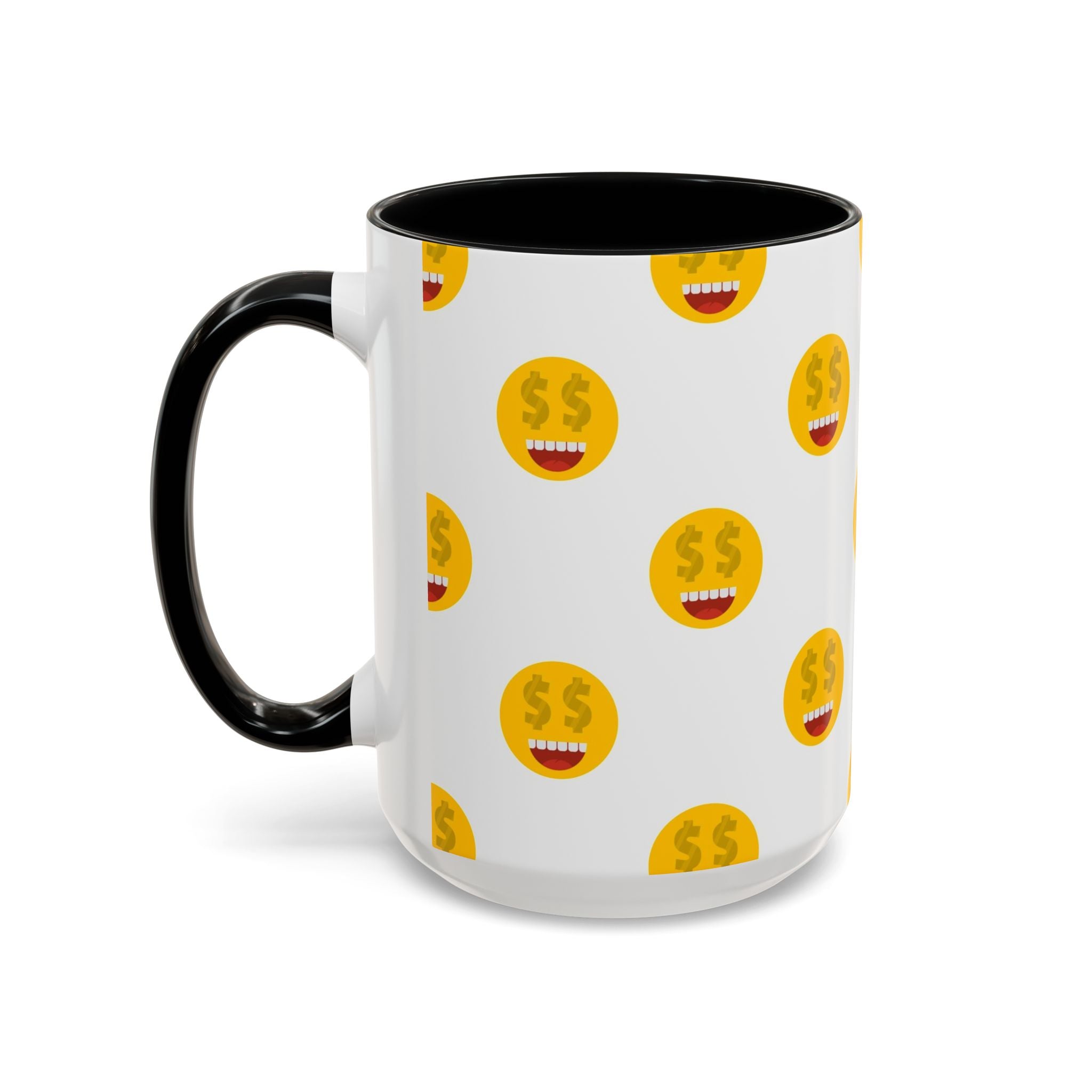 Smiles and dollars Accent Coffee Mug (11, 15oz)