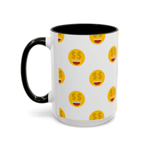 Smiles and dollars Accent Coffee Mug (11, 15oz)