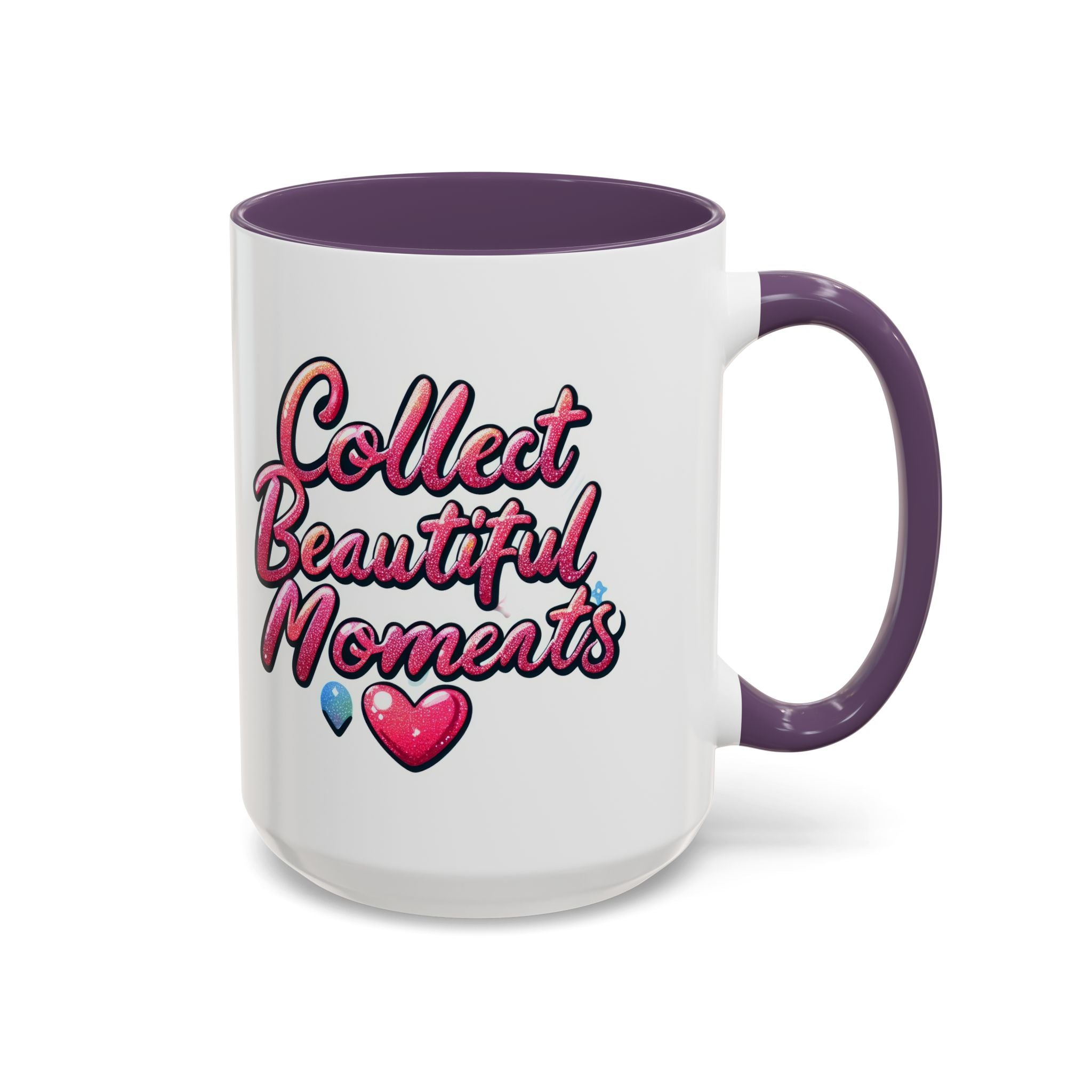 Collect Beautiful Moments Coffee Mug - 11oz & 15oz positive vibe love heart cup