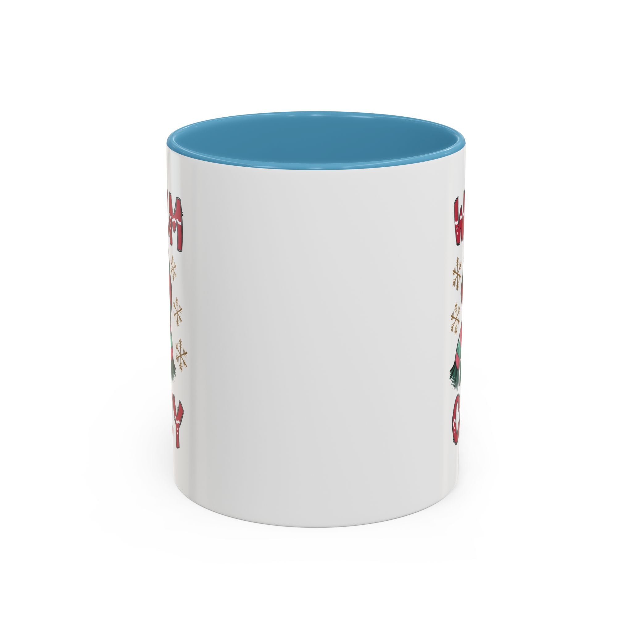 Warm & Cozy Holiday Accent Coffee Mug - Perfect for Winter Mornings, Christmas Gifts, Hot Beverage Lovers, Seasonal Decor, Cozy Vibes