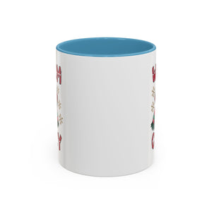 Warm & Cozy Holiday Accent Coffee Mug - Perfect for Winter Mornings, Christmas Gifts, Hot Beverage Lovers, Seasonal Decor, Cozy Vibes
