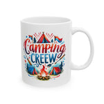 Camping Crew Ceramic Mug - Adventure Lover Gift, Nature Lover Cup, Outdoor Enthusiast Drinkware, Camping Coffee Mug, Holiday Gift Idea