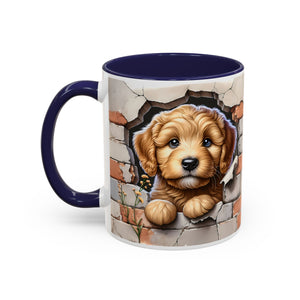 Cute Dog Accent Coffee Mug - Perfect Gift for Pet Lovers, Animal Lovers, Home Decor, Coffee Lovers, Unique Kitchenware