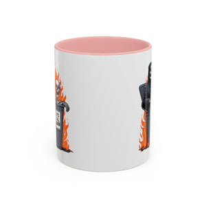Funny Grim Reaper Coffee Mug - Perfect for Halloween, Gift for Friends, Quirky Kitchen Decor, Novelty Drinkware