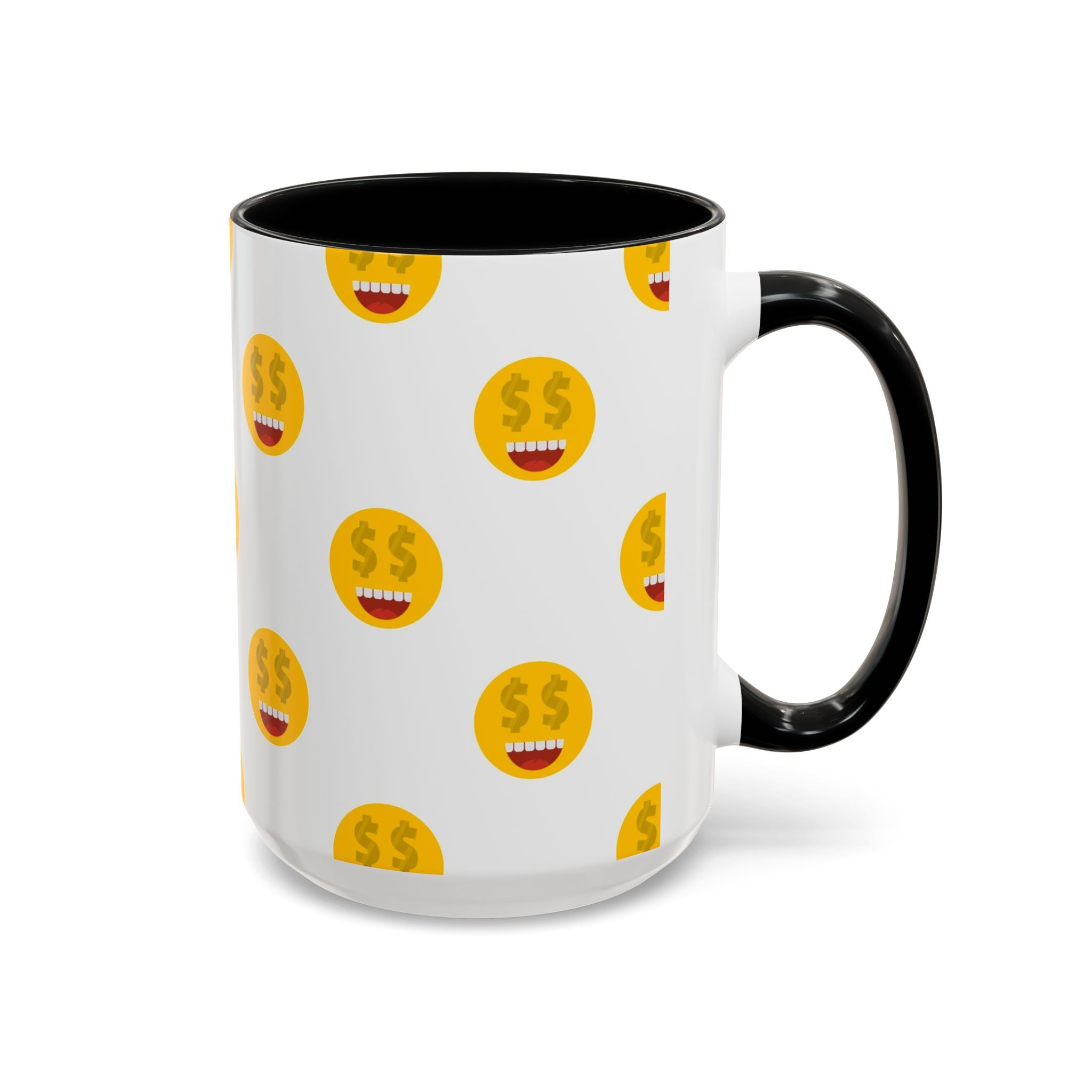 Smiles and dollars Accent Coffee Mug (11, 15oz)