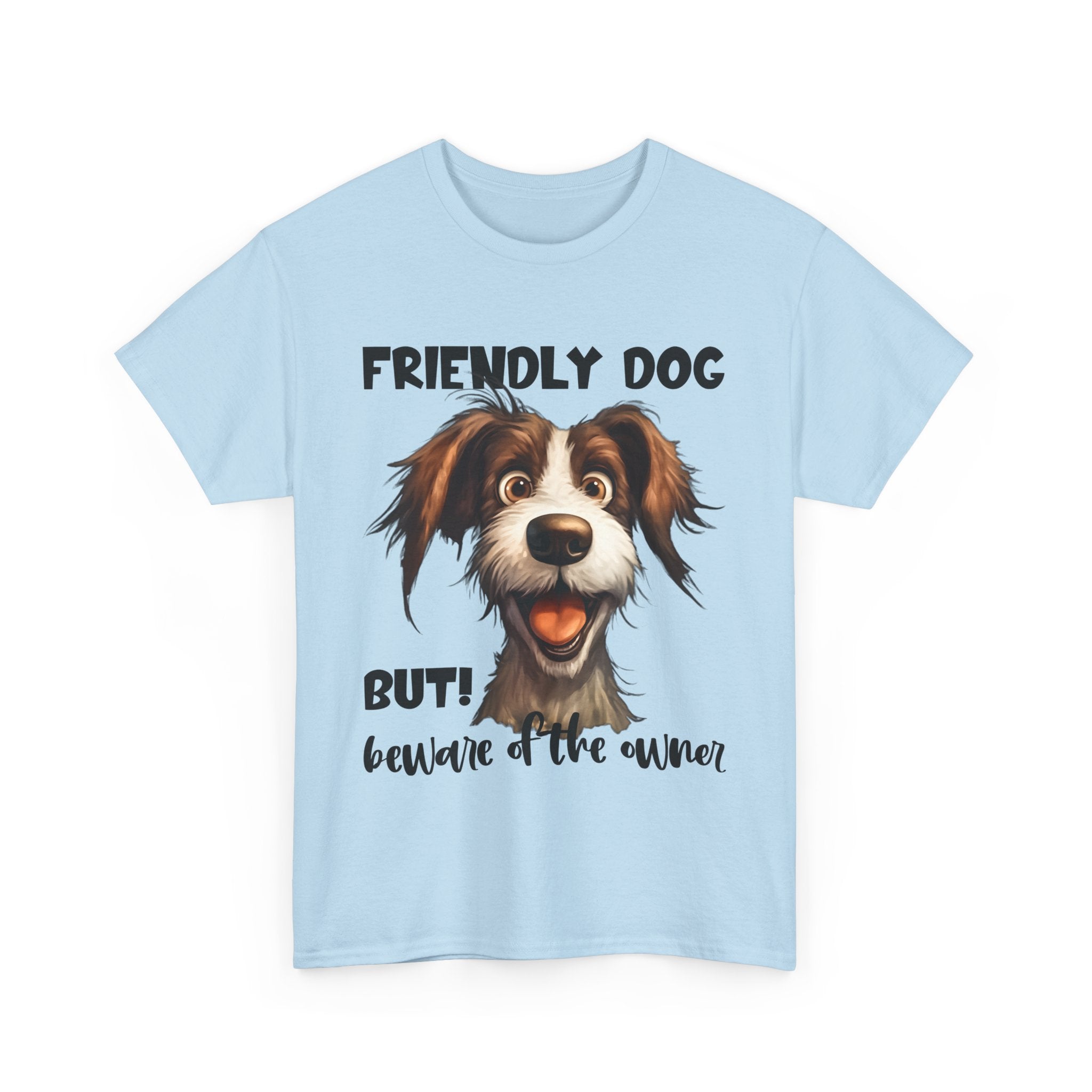 Friendly Dog Unisex Tee - Perfect for Pet Lovers, Gifts for Dog Owners, Casual Wear, Birthday Gifts, Dog-Themed Apparel