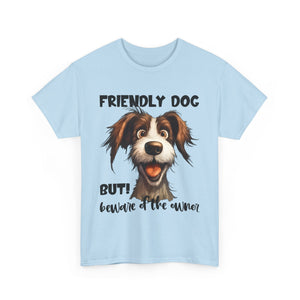 Friendly Dog Unisex Tee - Perfect for Pet Lovers, Gifts for Dog Owners, Casual Wear, Birthday Gifts, Dog-Themed Apparel