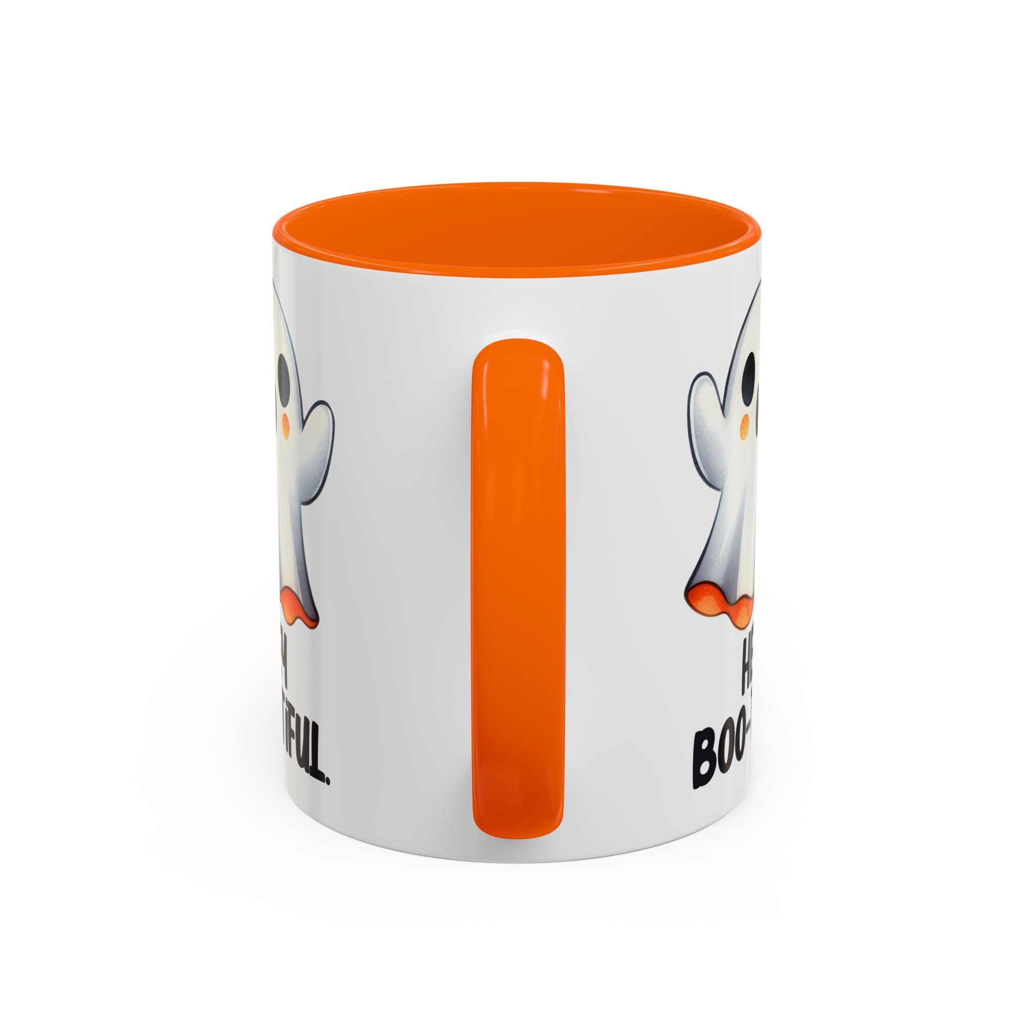 Hey Boo-tiful Ghost Coffee Mug, Halloween Mug, Cute Gift, Spooky Decor, Fun Mug