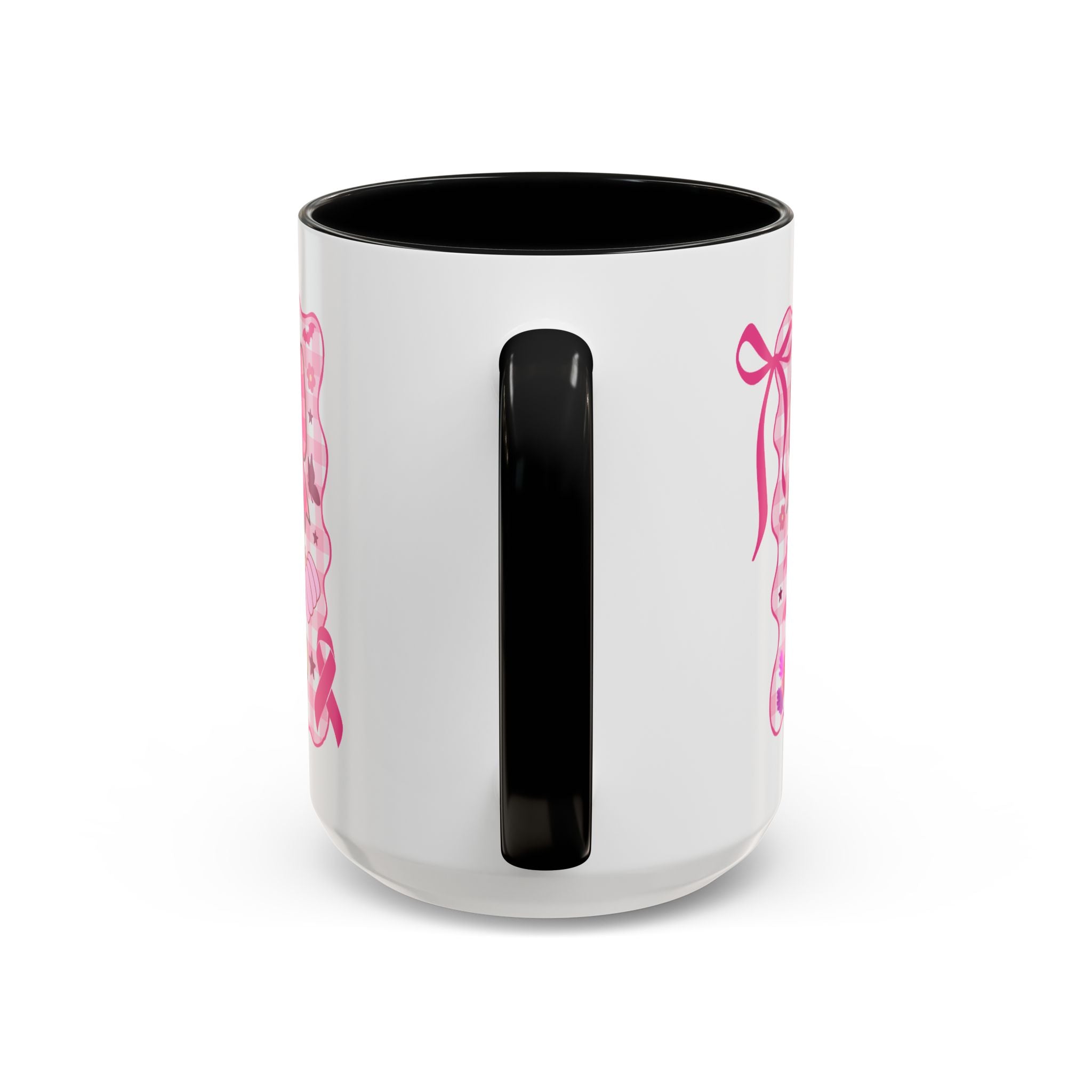 Pink Ribbon Duck Coffee Mug for Breast Cancer Awareness, Cute Gift for Her, Supportive Breast Cancer Mug, Unique Coffee Cup, Holiday Present