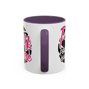 Volleyball  Coffee Mug, Play for the Cure Cup, Sports Gift , Athletes, Cancer Awareness, Inspirational Mug