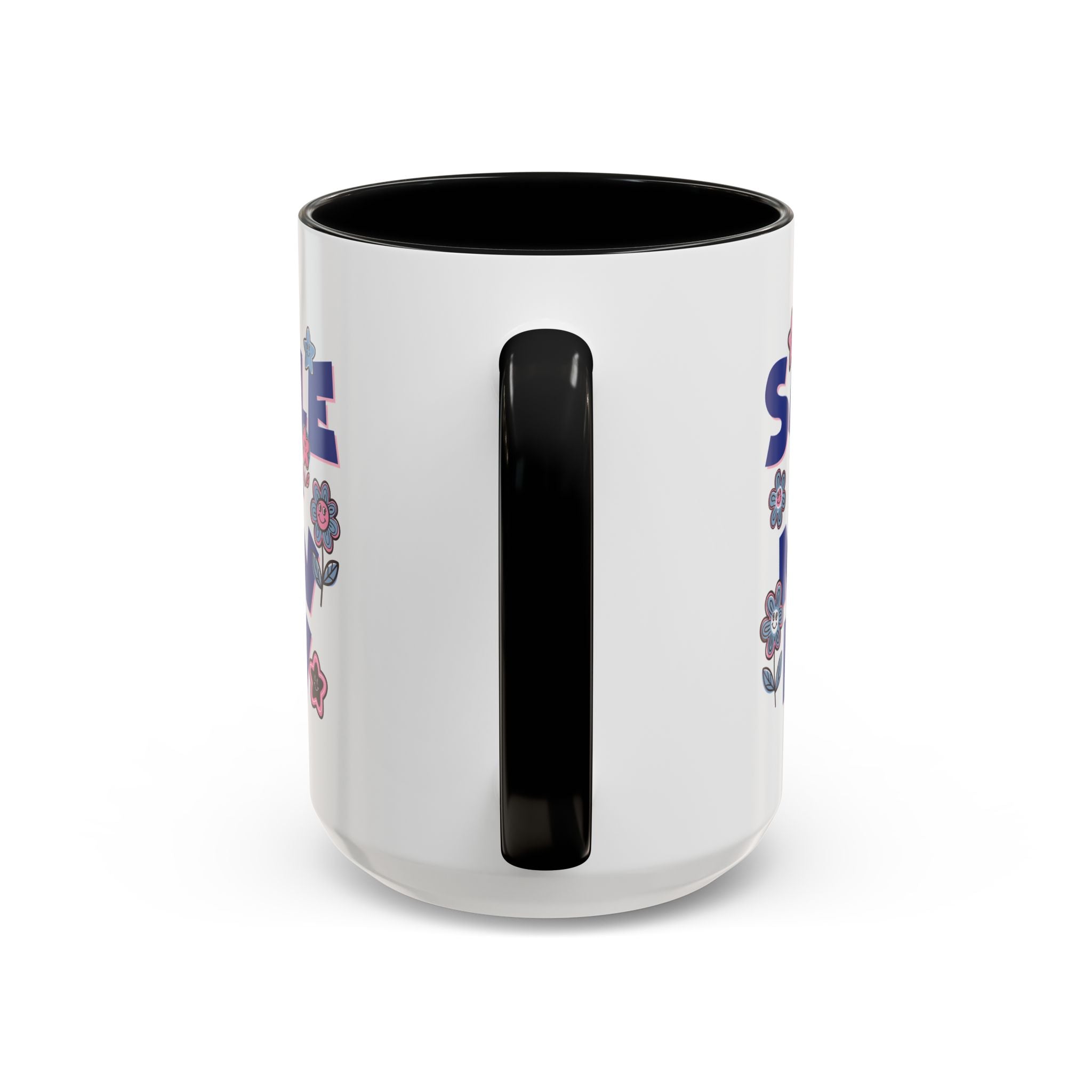 Inspirational Flower Design Coffee Mug - "Smile It's a New Day" - Perfect Gift for Coffee Lovers