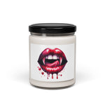 Vampire licks bloody lips horror Scented Soy Candle, 9oz