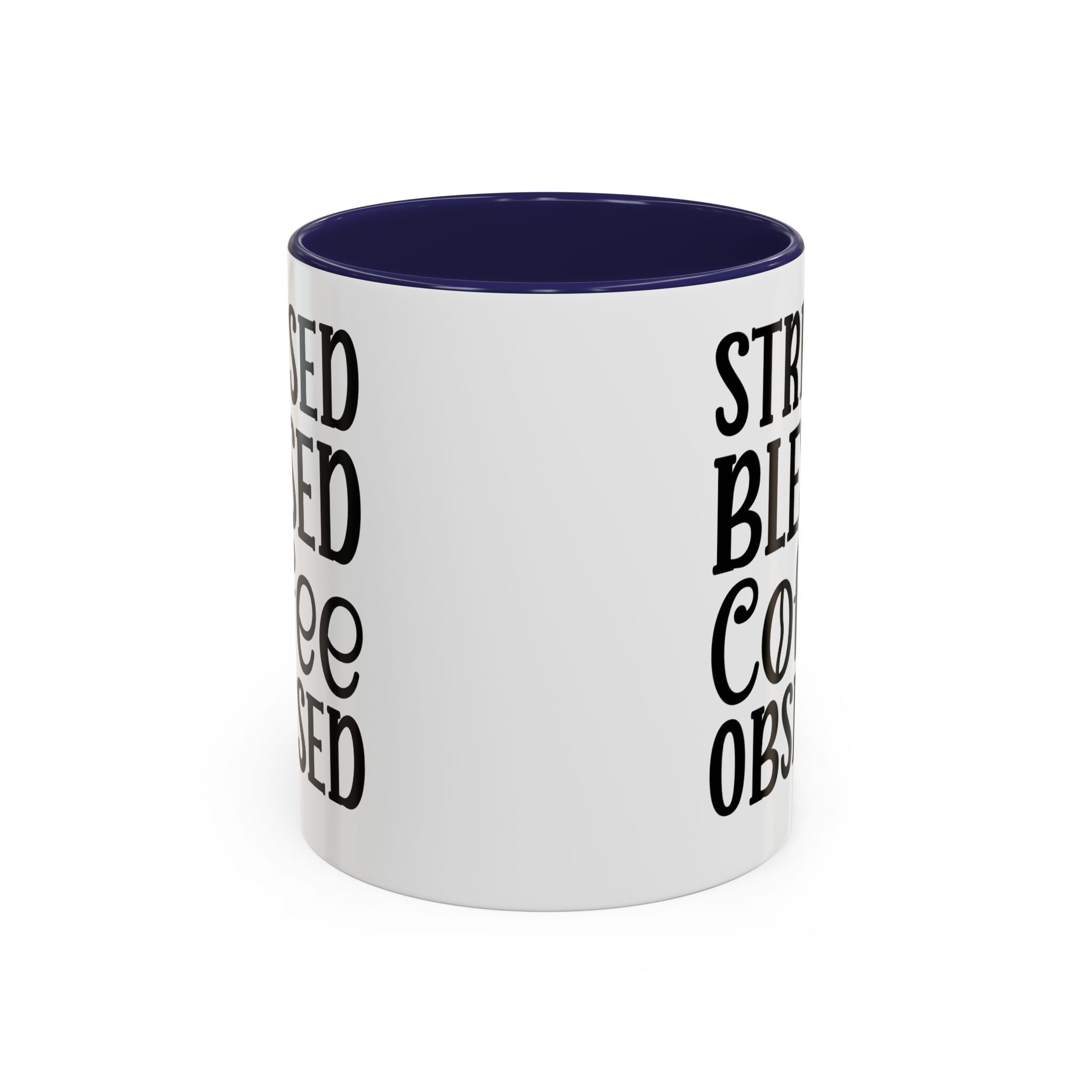Stressed Blessed Coffee Obsessed Mug, Motivational Coffee Mug, Gift for Coffee Lovers, Funny Office Mug, Self-Care Gift Idea