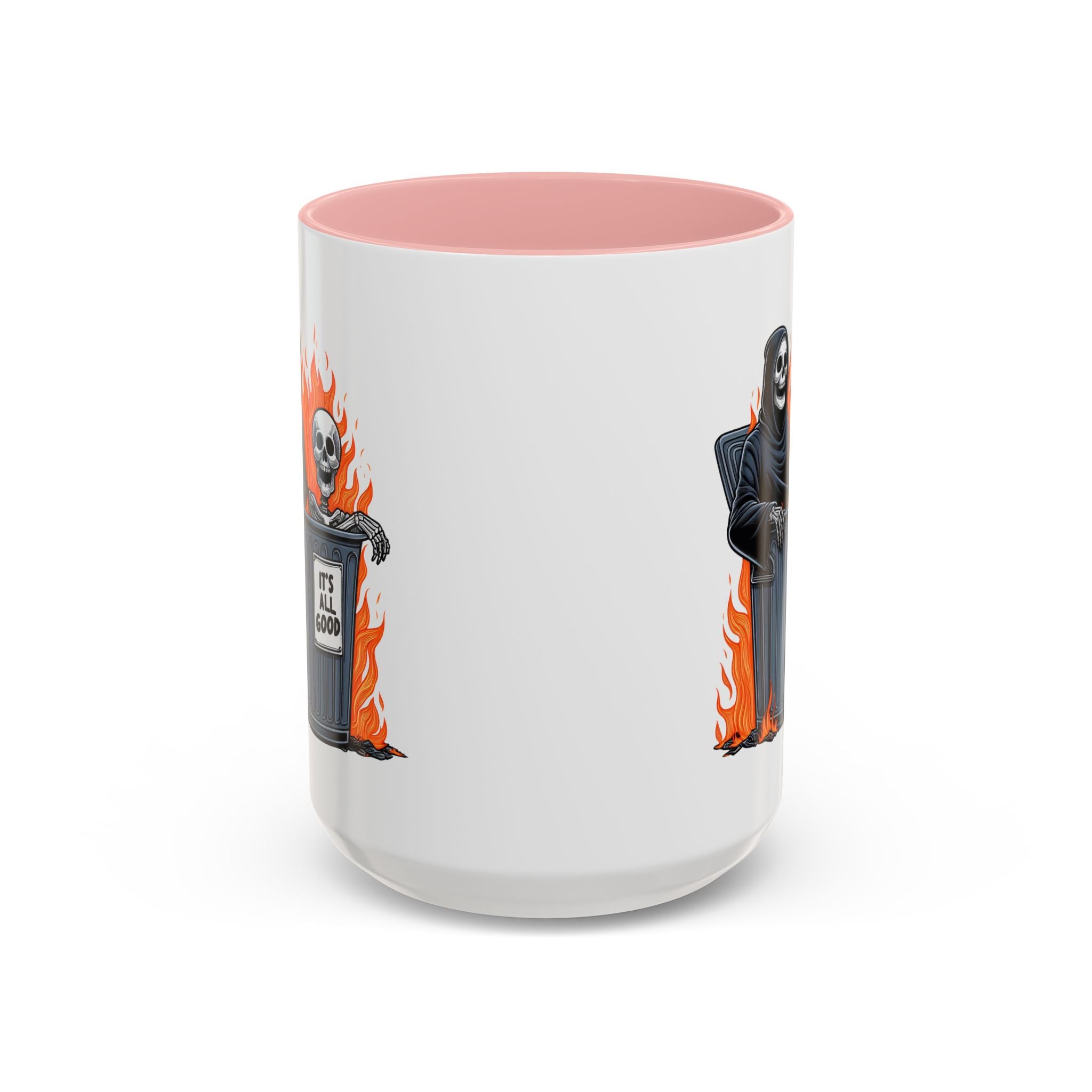 Funny Grim Reaper Coffee Mug - Perfect for Halloween, Gift for Friends, Quirky Kitchen Decor, Novelty Drinkware
