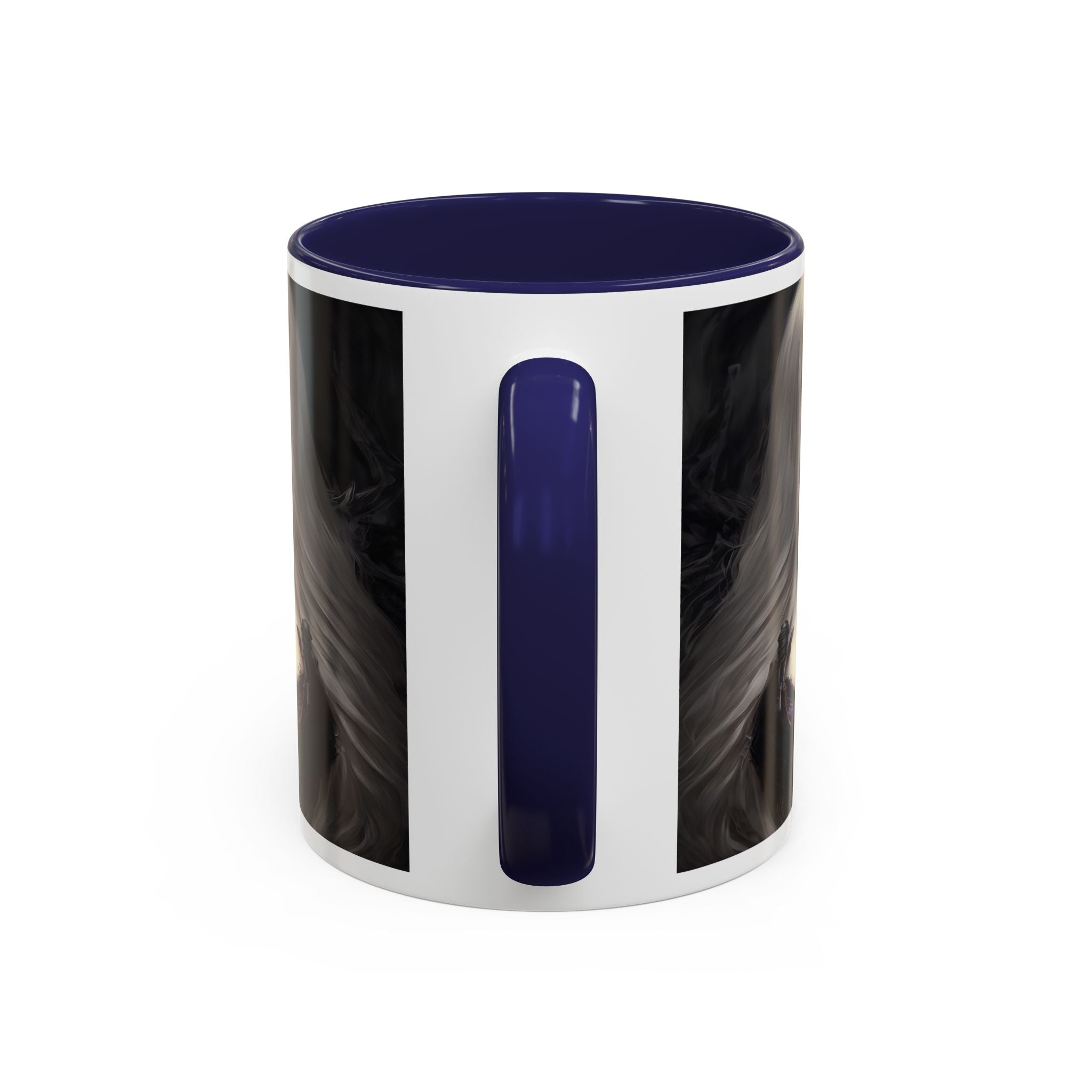 sexy busty woman vampire Gothic Fantasy Coffee Mug - 11oz & 15oz horror art