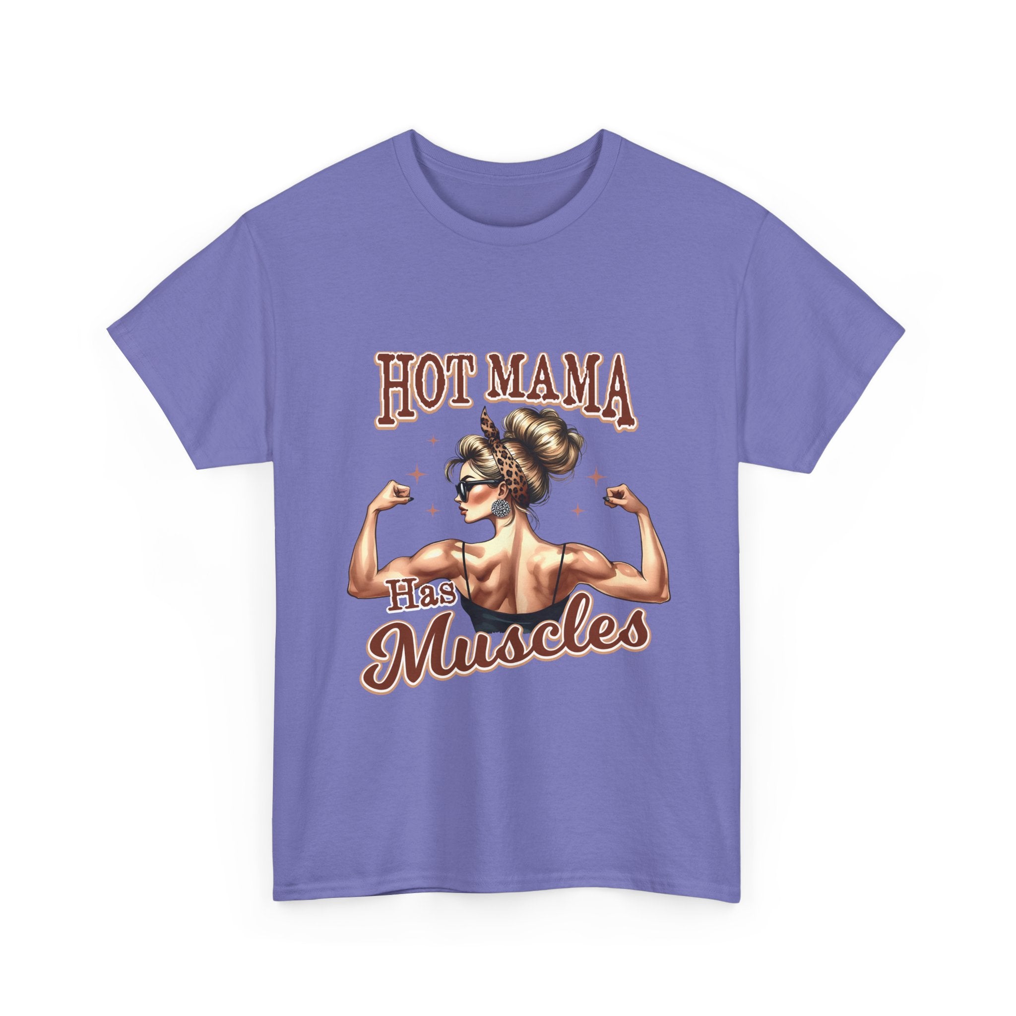 Muscle Mama Tee: Empowering Unisex Cotton Shirt, Gift for Moms, Fitness Lovers, Workout Apparel, Birthday, Mother's Day