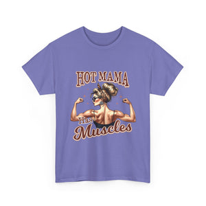 Muscle Mama Tee: Empowering Unisex Cotton Shirt, Gift for Moms, Fitness Lovers, Workout Apparel, Birthday, Mother's Day